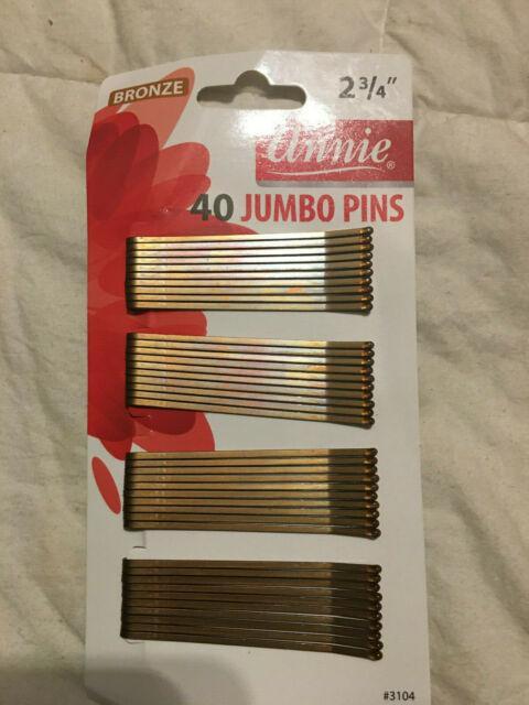 Annie Jumbo Pins Bronze 40ct