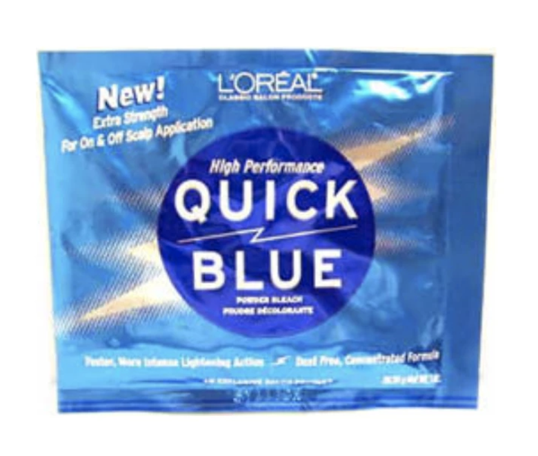 Quick blue hair online bleach