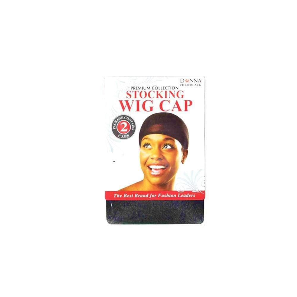 Donna Stocking Wig Cap - Blk