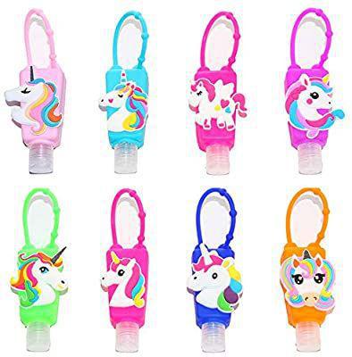 Sanitizer Unicorn Key Chain
