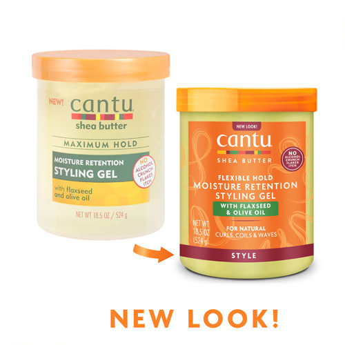 Cantu Moisture Retention Styling Gel w/ Flaxseed & Olive Oil