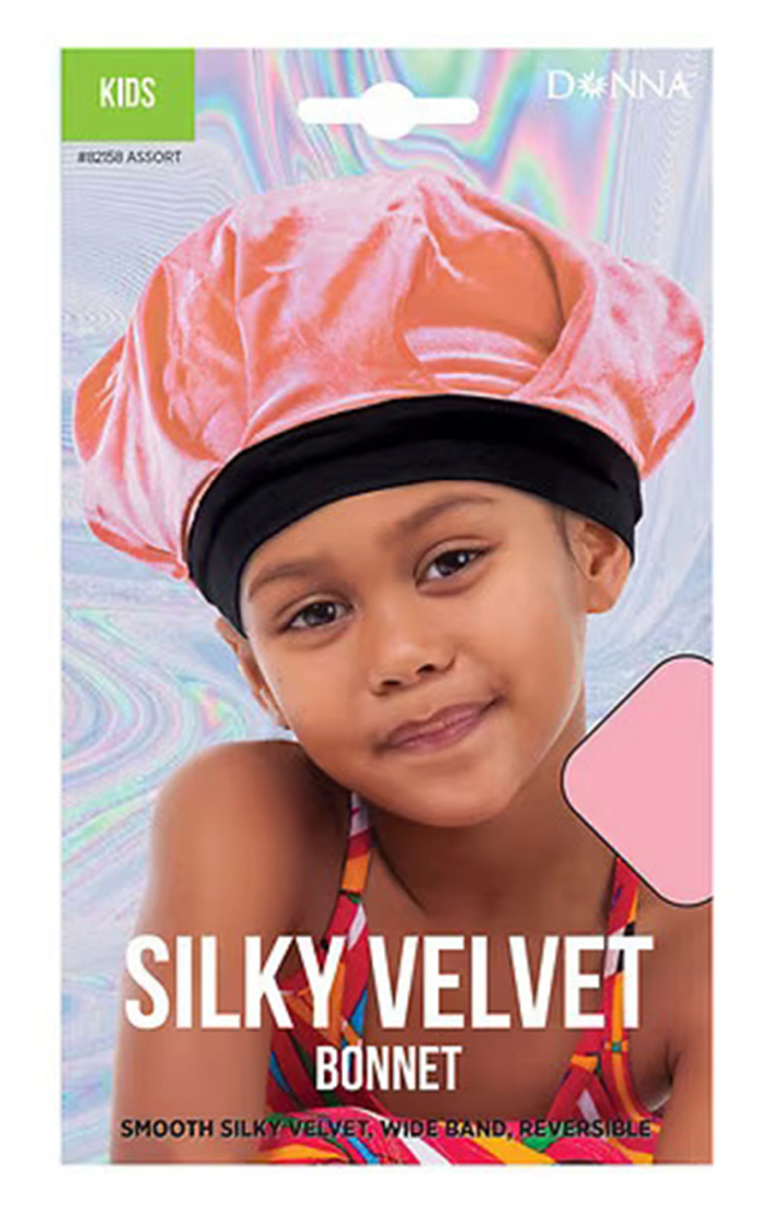 DONNA Kids Silky Velvet Bonnet