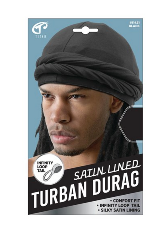 TITAN Satin Lined Turban Durag