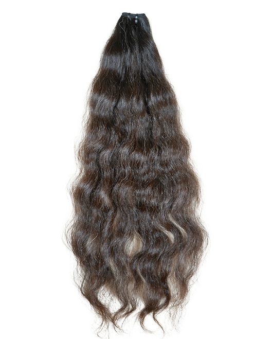 Raw Human Hair Bundle - Wavy