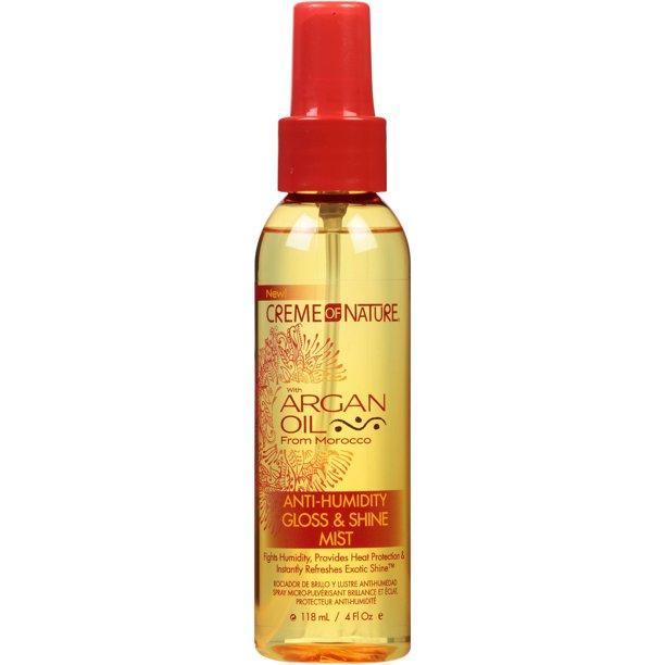Creme of Nature Argan Oil From Morocco Anti-Humidity Gloss & Shine Mist, 4.0 fl oz
